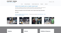 Desktop Screenshot of httcareerexpo.com
