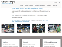 Tablet Screenshot of httcareerexpo.com